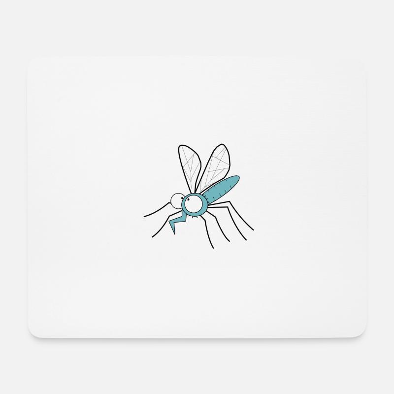 insect mosquito Mücke Mückenplage Stich - Mousepad (Querformat) - Weiß