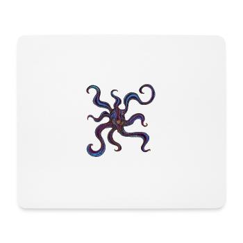 Squid 1 - Tapis de souris (format paysage) - blanc - Devant