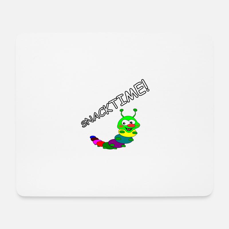 Cooles und lustiges Nachwuchs Shirt- Snacktime - Mousepad (Querformat) - Weiß