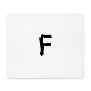 Buchstabe F malerei - Mousepad (Querformat) - Weiß - Vorne