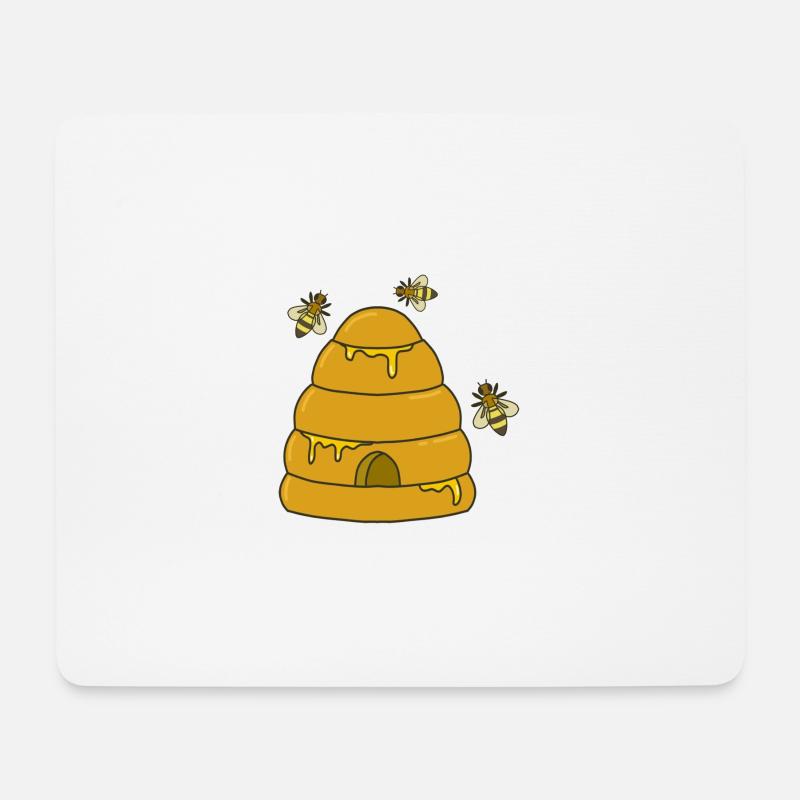 Bienen Bienen Bienen Honig - Mousepad (Querformat) - Weiß