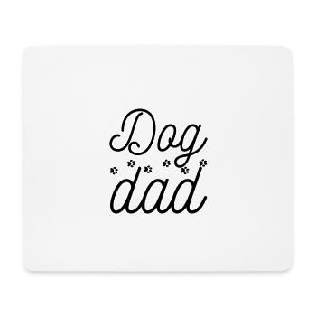 Hund Papa - Mousepad (Querformat) - Weiß - Vorne