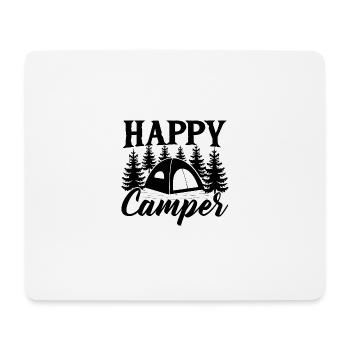 Camping Wohnmobil Van Vintage im Wohnwagen Caravan - Mousepad (Querformat) - Weiß - Vorne