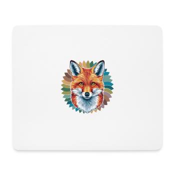Fuchs - Illustration - Mousepad (Querformat) - Weiß - Vorne