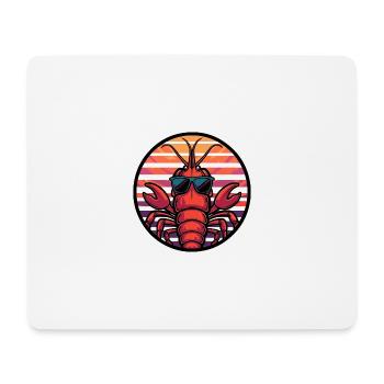 Hummer Krebs Cool Comic - Mousepad (Querformat) - Weiß - Vorne