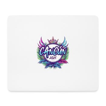 Cancun 2025 Bunt - Mousepad (Querformat) - Weiß - Vorne