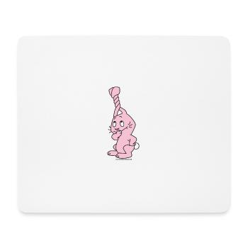 Rabbit with twisted ears - Mouse Pad (horizontal) - white - Front