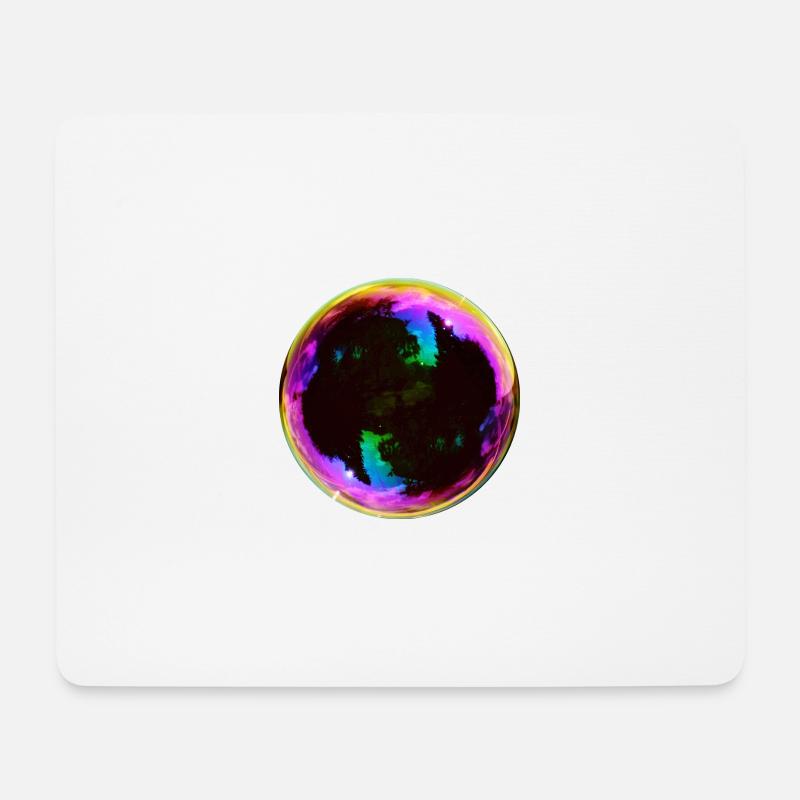 Seifenblase - Mousepad (Querformat) - Weiß
