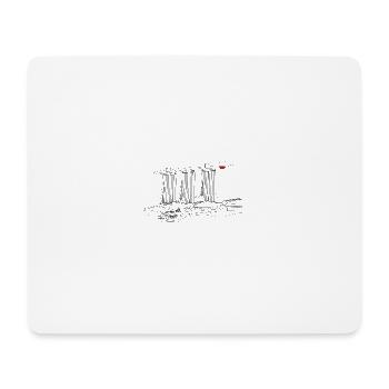 Singapour Marina Bay Sands - Tapis de souris (format paysage) - blanc - Devant
