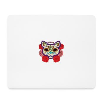 Cats Mask - Premium Design - Mouse Pad (horizontal) - white - Front
