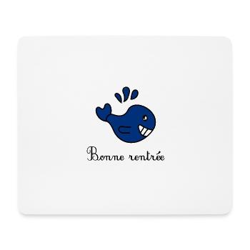 BONNE RENTRÉE. VIVE LA RENTRÉE.RENTRÉE DES CLASSES - Tapis de souris (format paysage) - blanc - Devant