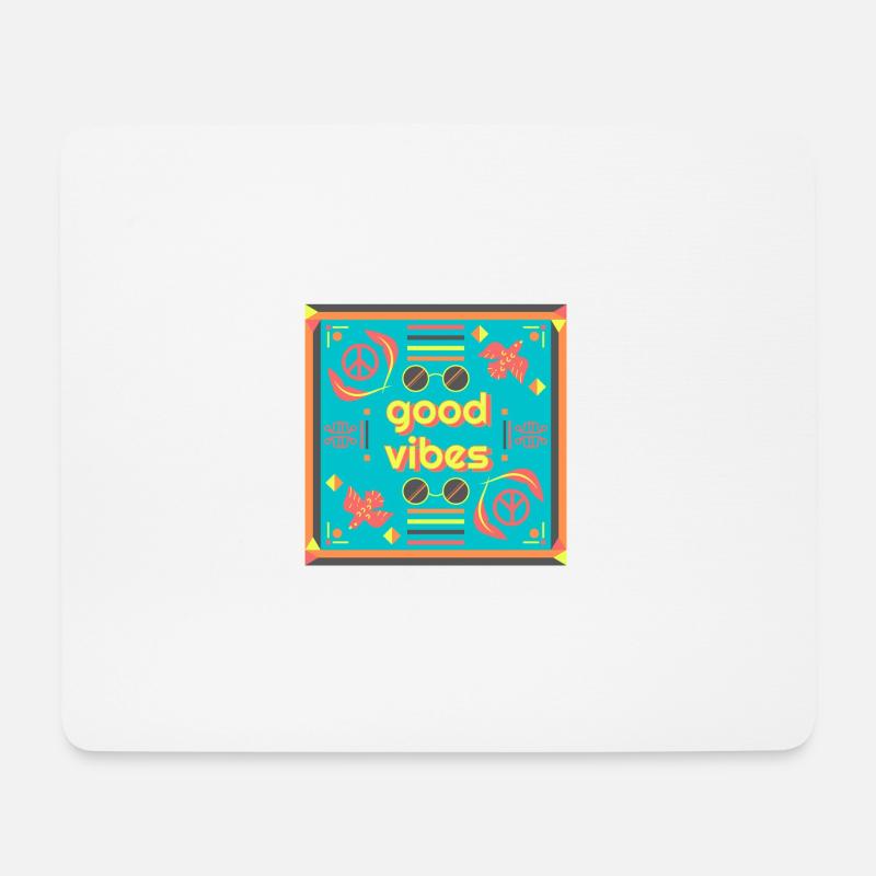 Gute Stimmung - Mousepad (Querformat) - Weiß