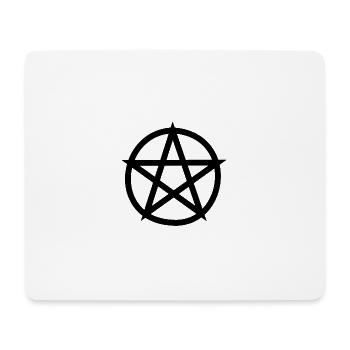 Pentagram Witch Halloween - Mouse Pad (horizontal) - white - Front