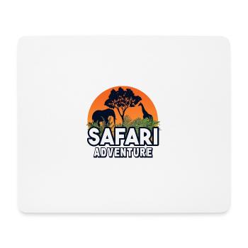 Safari Big five - Mousepad (Querformat) - Weiß - Vorne