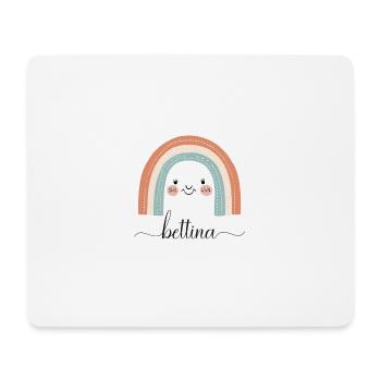 Bettina! Rainbow, customizable - Mouse Pad (horizontal) - white - Front