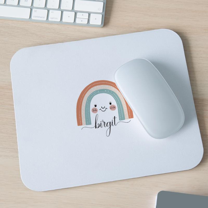 Birgit! Rainbow, customizable Mouse Pad (horizontal)