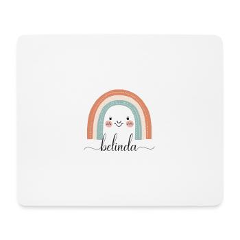 Belinda! Rainbow, customizable - Mouse Pad (horizontal) - white - Front