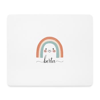 Berta! Rainbow, customizable - Mouse Pad (horizontal) - white - Front