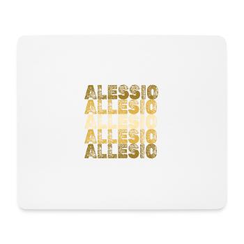 Cadeau pour Allesio - Tapis de souris (format paysage) - blanc - Devant