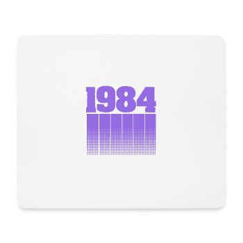 1984 - Mousepad (Querformat) - Weiß - Vorne