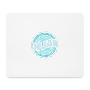 Idée cadeau Dejan - Tapis de souris (format paysage) - blanc - Devant