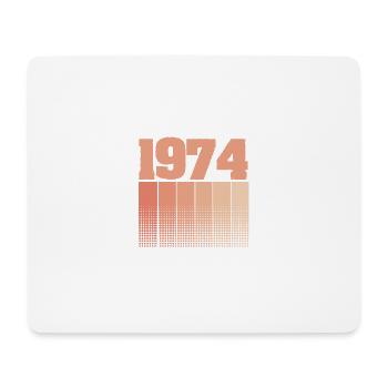 Geboren 1974 - Mousepad (Querformat) - Weiß - Vorne