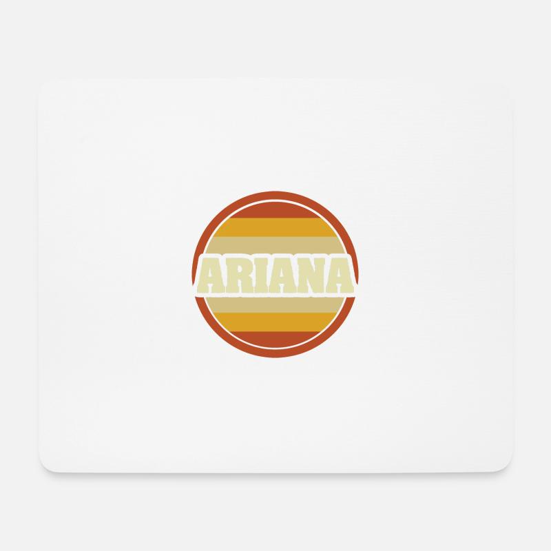 Ariana als Vorname - Mousepad (Querformat) - Weiß