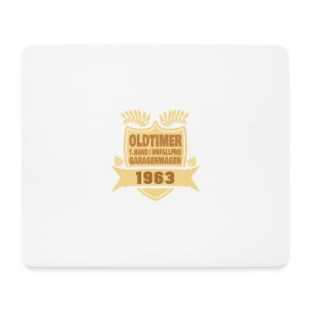 1963 - Mousepad (Querformat) - Weiß - Vorne