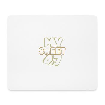 Age 47 - Mouse Pad (horizontal) - white - Front