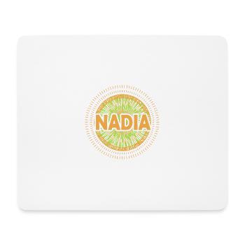 Nadia - Mousepad (Querformat) - Weiß - Vorne