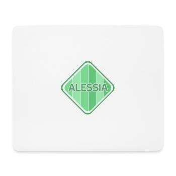 Cadeau pour Alessia - Tapis de souris (format paysage) - blanc - Devant