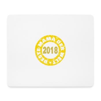 2018 - Mousepad (Querformat) - Weiß - Vorne