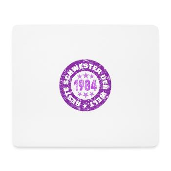 Year 1984 - Mouse Pad (horizontal) - white - Front