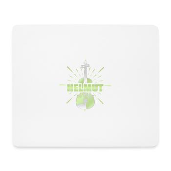 Helmut - Tapis de souris (format paysage) - blanc - Devant