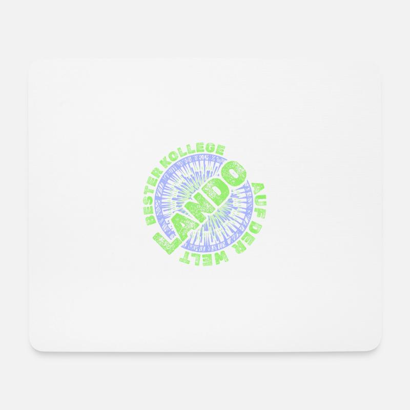 Employé Lando - Tapis de souris (format paysage) - blanc