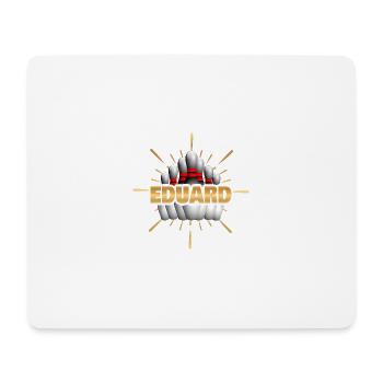 Cadeau pour Eduard - Tapis de souris (format paysage) - blanc - Devant