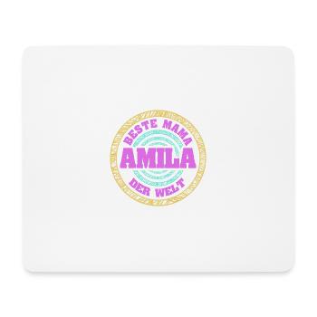 Mutter Amila - Mousepad (Querformat) - Weiß - Vorne