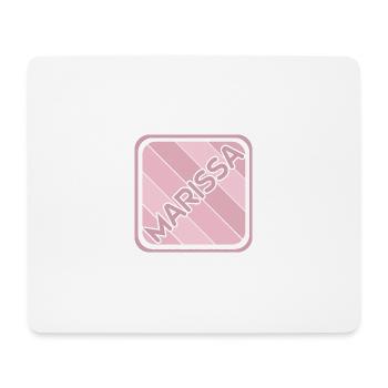 Marissa as a given name - Mouse Pad (horizontal) - white - Front