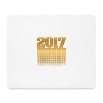 Anniversaire 2017 - Tapis de souris (format paysage) - blanc - Devant