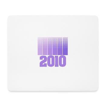 Geboren 2010 - Mousepad (Querformat) - Weiß - Vorne