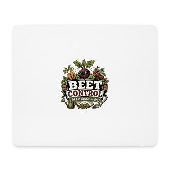 Ich habe die volle Beet Control - Grüner Daumen - Mousepad (Querformat) - Weiß - Vorne