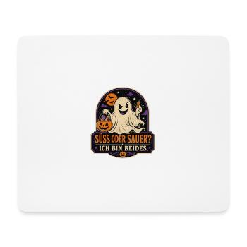 Süß oder sauer? Ich bin beides – Halloween - Mousepad (Querformat) - Weiß - Vorne