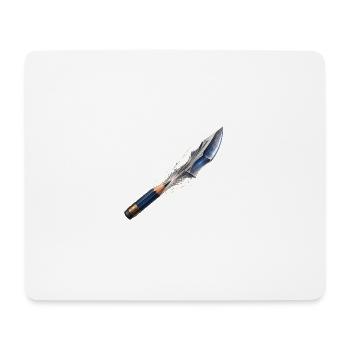 Lance Scintillante de l’Art - Tapis de souris (format paysage) - blanc - Devant