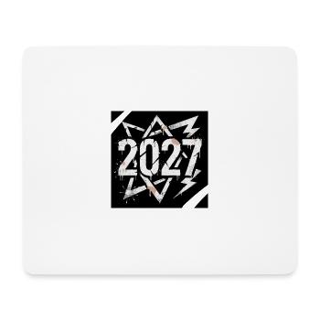 Year 2027 Flash Graphic - Mouse Pad (horizontal) - white - Front