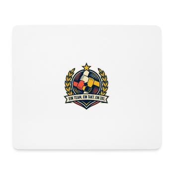 One team, one beat, one goal, team spirit - Mouse Pad (horizontal) - white - Front