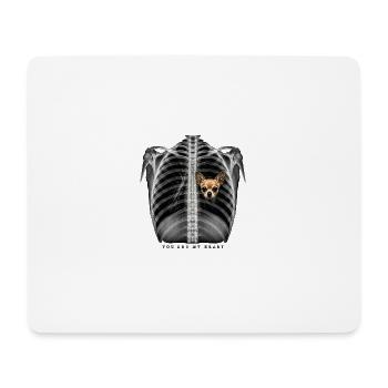 You Are My Heart - Mouse Pad (horizontal) - white - Front