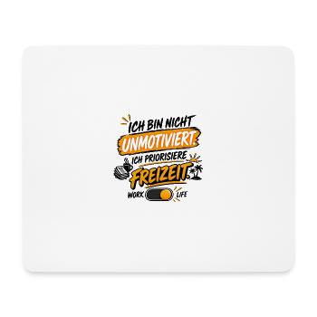 Unmotiviert Freizeit Stil - Mousepad (Querformat) - Weiß - Vorne
