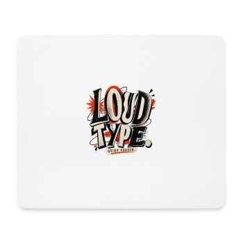 Introvert Typografie - Mousepad (Querformat) - Weiß - Vorne