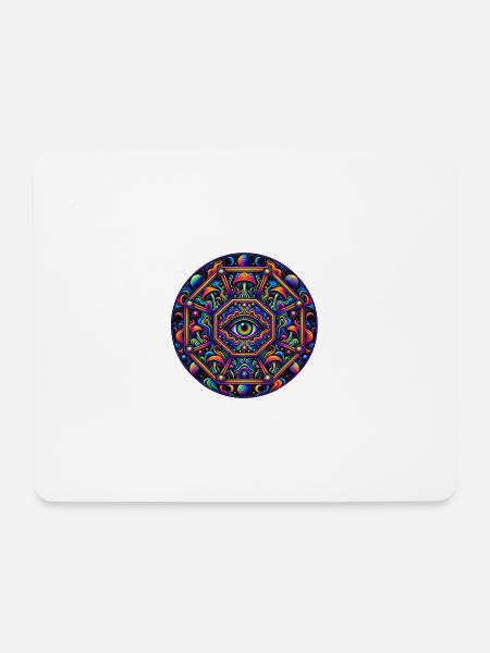 Octagon - Mousepad (Querformat) - Weiß