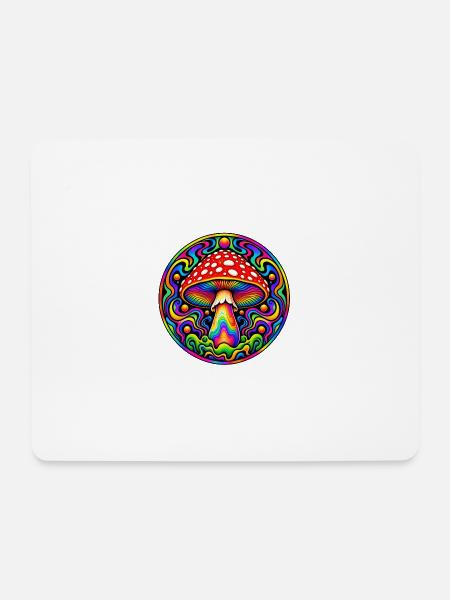 Fliegenpilz - Mousepad (Querformat) - Weiß